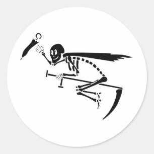 Jagdgeschwader 77 Herz  4.Staffel Classic Round Sticker