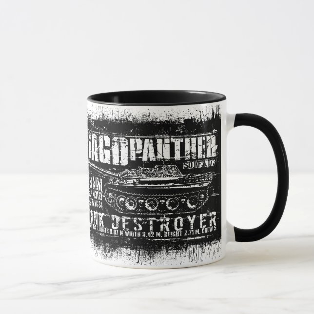 Jagdpanther 11 oz Ringer Mug (Right)