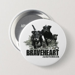 Jagdterrier  3 inch round button