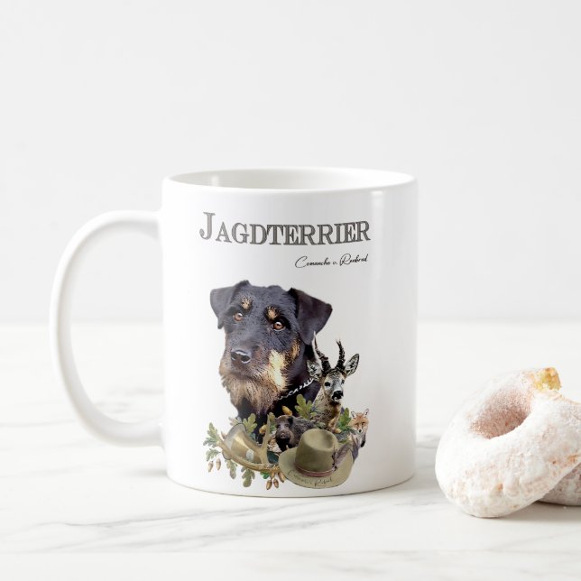 Jagdterrier  coffee mug (With Donut)