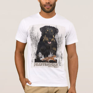 Jagdterrier Dakota v. Renbrad Faux Canvas Print Ac T-Shirt
