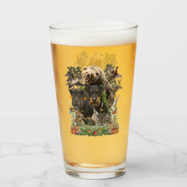 Jagdterrier, German Hunting Terrier  Glass (Back Filled)