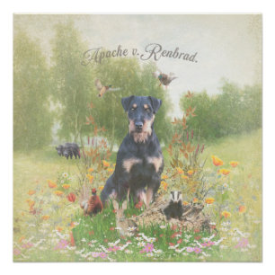 Jagdterrier, German Hunting Terrier Poster