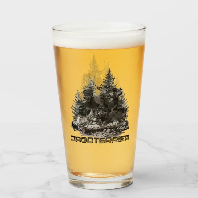 Jagdterrier  glass (Front Filled)