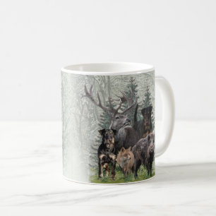 Jagdterrier Sticker Button Keychain Coffee Mug