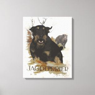 Jagdterrier T-Shirt Coffee Mug Ceramic Ornament Be Canvas Print