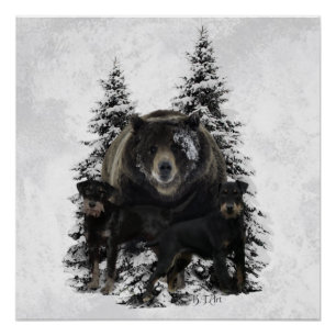 Jagdterrier Tapestry Poster