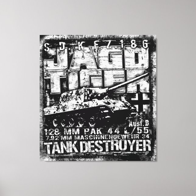 JAGDTIGER CANVAS PRINT (Front)