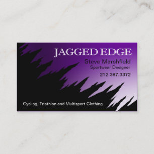 Jagged Edge Business Card template