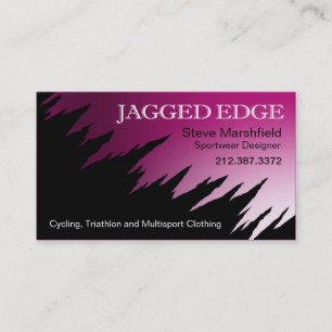 Jagged Edge Business Card template