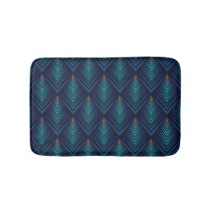 Jagged Edge: Dynamic Pattern Play Bath Mat