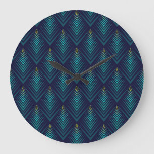 Jagged Edge: Dynamic Pattern Play Large Clock