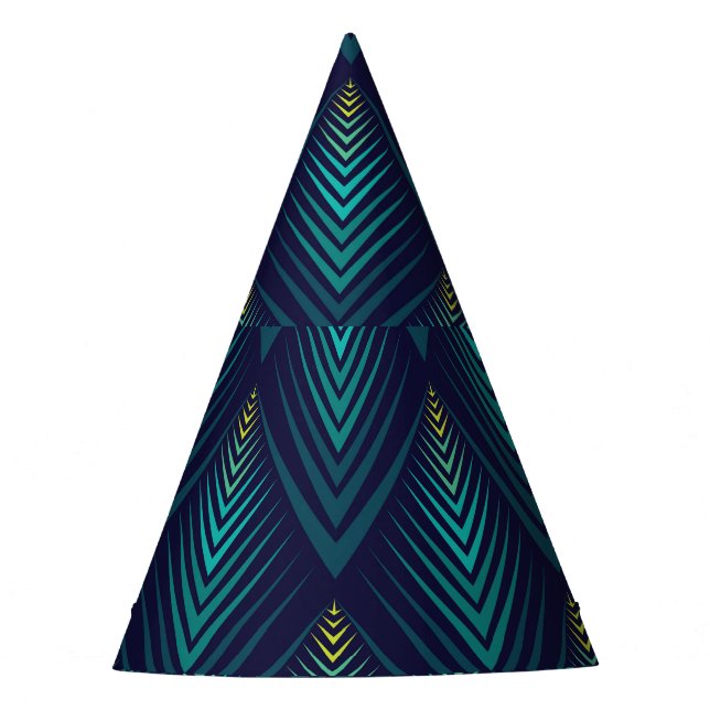 Jagged Edge: Dynamic Pattern Play Party Hat (Front)