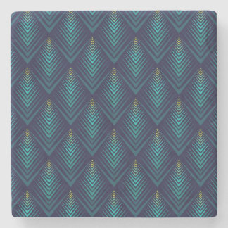 Jagged Edge: Dynamic Pattern Play Stone Coaster