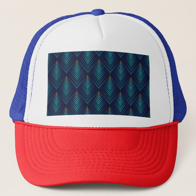 Jagged Edge: Dynamic Pattern Play Trucker Hat (Front)