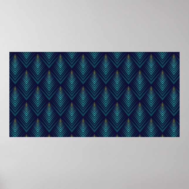 Jagged edge pattern poster (Front)