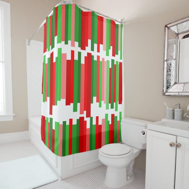 Jagged Lines – Red and Green   (In Situ)