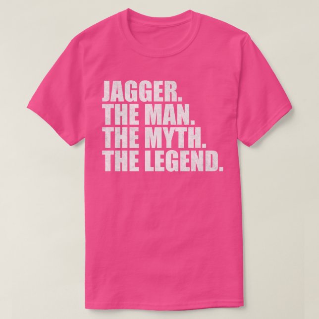 JaggerJagger Name Jagger given name T-Shirt (Design Front)