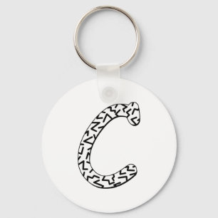 jaggy c keychain