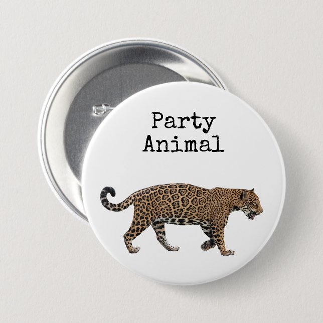 Jaguar 3 Inch Round Button (Front & Back)