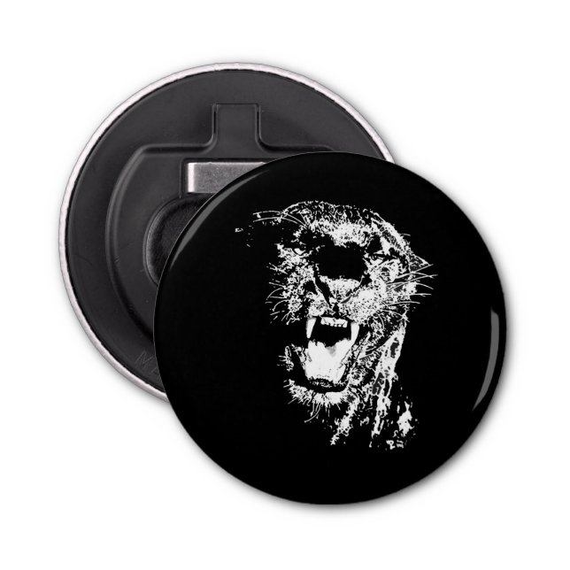 Jaguar - Black Panther Bottle Opener (Front)