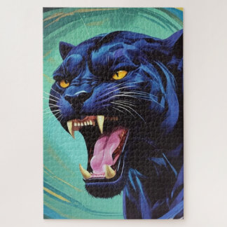 Jaguar - Black Panther Jigsaw Puzzle