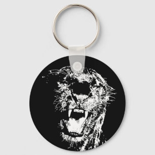 Jaguar - Black Panther Keychain