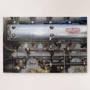 Jaguar C Type motor. Jigsaw Puzzle