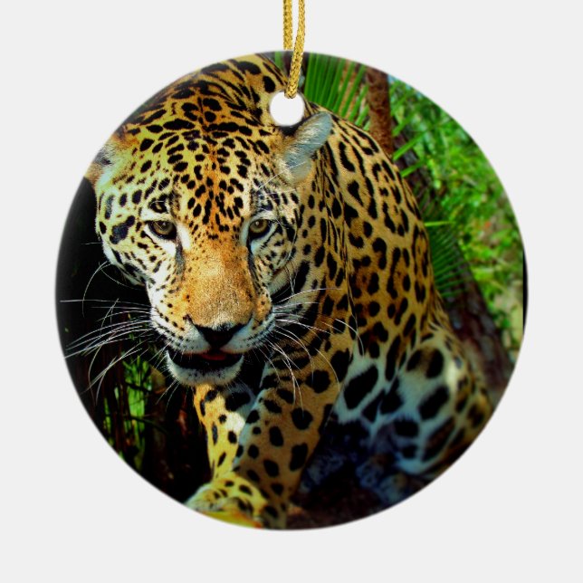 Jaguar Ceramic Ornament (Front)