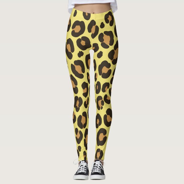 Jaguar de Manchas Leggings (Front)
