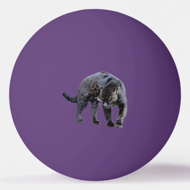 Jaguar Diablo 1 star purple ping pong ball (Front)