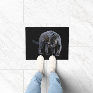 Jaguar Diablo black small doormat