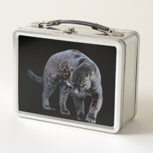 Jaguar Diablo black stainless lunchbox