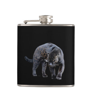 Jaguar Diablo black wrapped flask