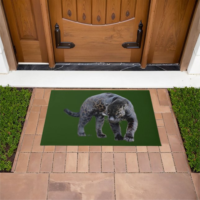 Jaguar Diablo green doormat (Outdoor)