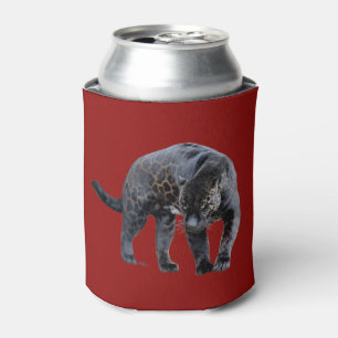 Jaguar Diablo red can cooler 2-side