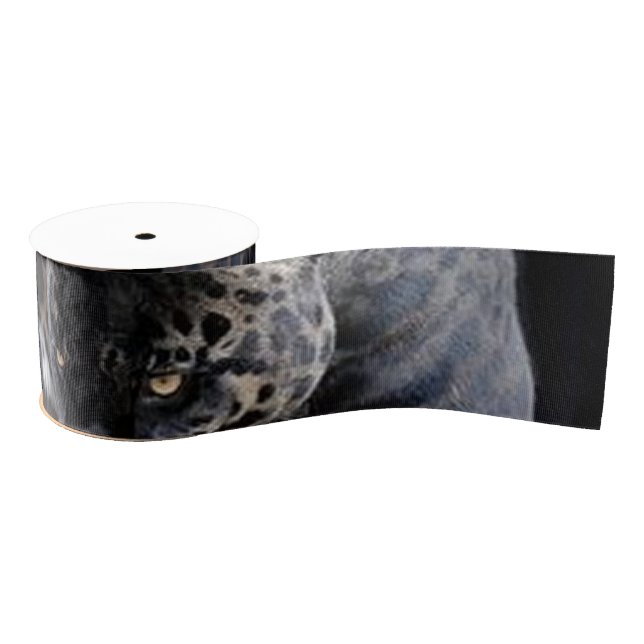 Jaguar Diablo ribbon spool close-up Grosgrain Ribbon (Spool)