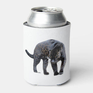 Jaguar Diablo white can cooler 2-side