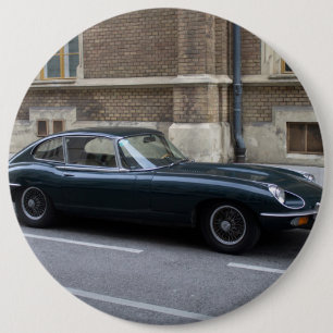 Jaguar E-Type Hardtop 6 Inch Round Button