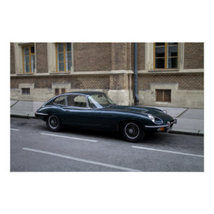 Jaguar E-Type Hardtop Poster