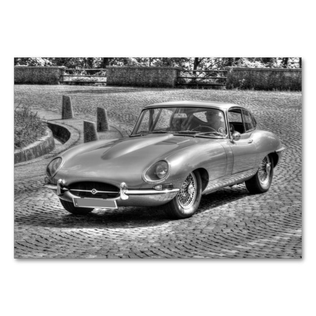 Jaguar E-Type Table Number (Front)