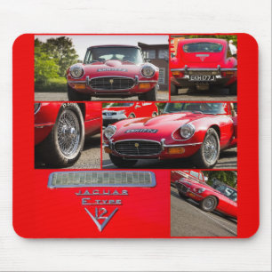 Jaguar E-Type V12 Mouse Pad