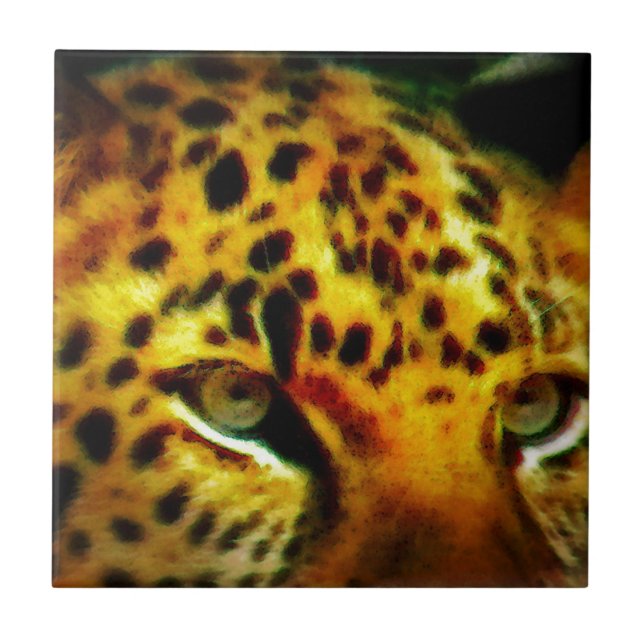 Jaguar Eyes Tile (Front)