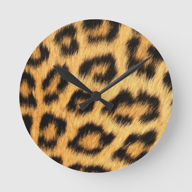Jaguar Fur 2 Round Clock (Front)