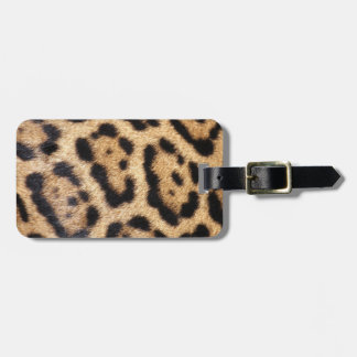 Jaguar Fur Photo Print Luggage Tag