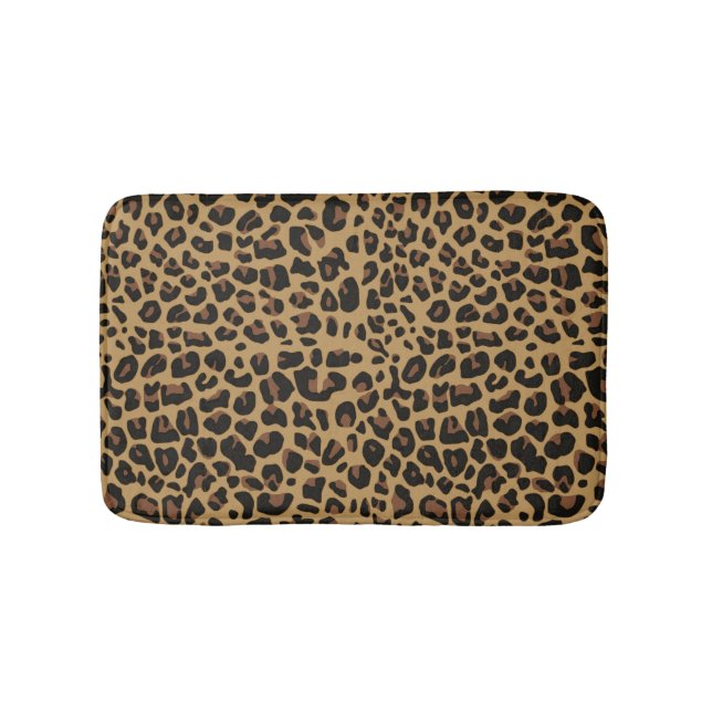 Jaguar Fur Print Bath Mat (Front)