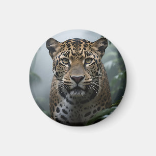 Jaguar Jungle Portrait Magnet