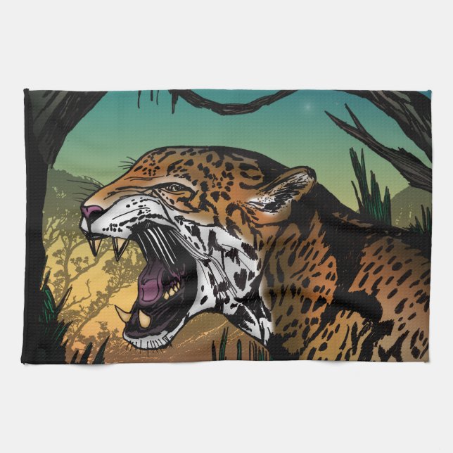 Jaguar Kitchen Towel (Horizontal)