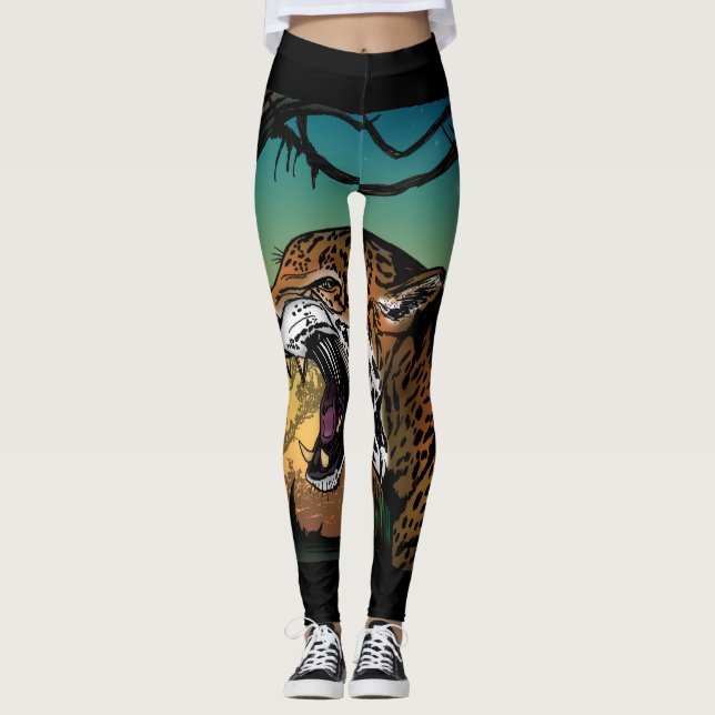 Jaguar Leggings (Front)