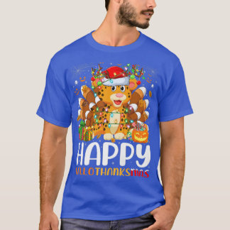 Jaguar Lover Halloween Christmas Happy Hallothanks T-Shirt